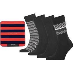 Tommy Hilfiger TH MEN SOCK 4P TIN GIFTBOX STRIPE