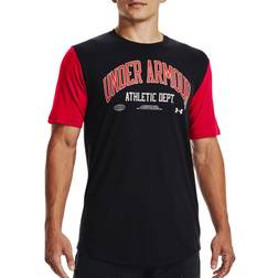 Under Armour Athletic Department Colorblock SS Tee - Noir