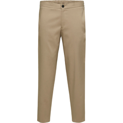 Selected SLHSLIMTAPE-DANN FLEX ANK PANTS G NOOS Sand 34_34