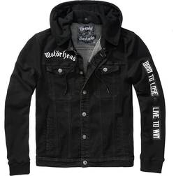 Brandit Cradock Motörhead Jeansjacket - Schwarz/Weiß/Rot