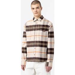 Dickies Orting Check Shirt - Dark Brown Male