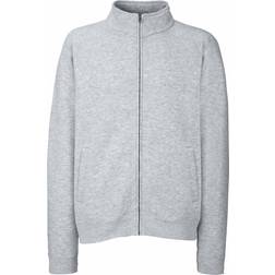 Fruit of the Loom Herren Sweat-Jacke mit Reißverschluss - Weiß