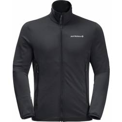 Jack Wolfskin DNA Fleece Unterjacke - Schwarz