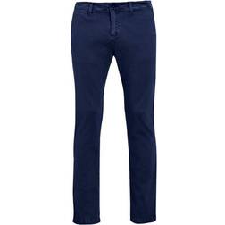 Sol's Mens Jules Chino Trousers (34) (Ultramarine)