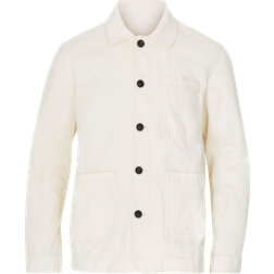 Selected Homme Selected Homme worker jacket in ecru-Neutral