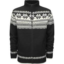 Brandit Norweger Zip Pullover - Bianco Blu