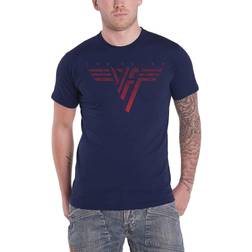 Classic Red Logo T-Shirt - Navy