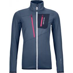 Ortovox Fleece Grid Jacket Woman - Mountain Rose