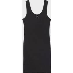 Calvin Klein Seersucker Bodycon Mini Dress