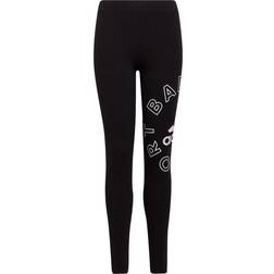 Adidas Logo girls' leggings, White