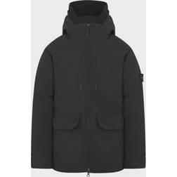 Stone Island Bambino Piumino Nero Con Cappuccio