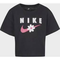 NIKE Short Sleeve Sport Daisy Boxy Top Graphix T-Shirt 4A