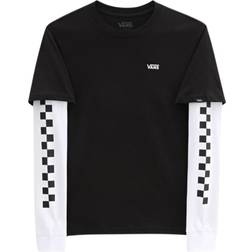 Vans Long Check Twofer T-Shirt - Black (VN0A49OY-BKA1)