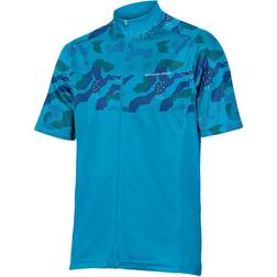 Endura Hummvee Ray Short Sleeve Cycling Jersey Men - Electric Blue