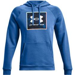 Under Armour Sweatshirt med hætte Rival Fleece Graphic 1370349-474 Størrelse