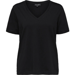 Selected FEMME Standard SS V-Neck Tee