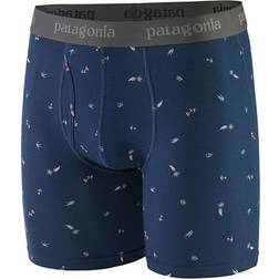 Patagonia Essential Brief 6'' Boxershorts flower pwr/tigerlly ornge