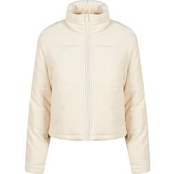 Urban Classics Women's Jacket Corduroy Puffer - Blanc