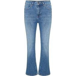 Part Two Ryanpw JE Ryanpw Kvinde Flared Classic Fit Ensfarvet hos Magasin Light Denim