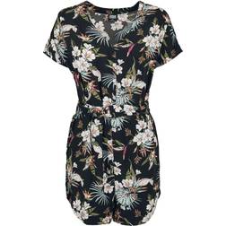 Urban Classics Kort Viskosbälte Jumpsuit - Svart
