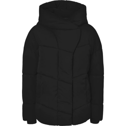 Noisy May Short Padded Jacket - Black