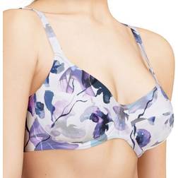 Femilet Java Sustainable Underwire Bikini Bra Lilac Pattern