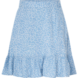 Pieces New Mini Skirt - Placid Blue