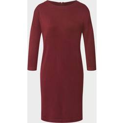 Vero Moda Womens 3/4 Sleeve Dress Wine