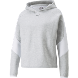 Puma Sweatshirt À Capuche Femme - Gris Chiné