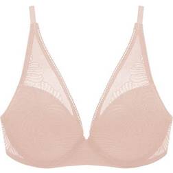 Wonderbra Fabulous Feel Padded Triangle Bra - Pink