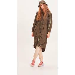 Knowledge Cotton Apparel ZARIA Lightweight Parka GRS/Vegan Forrest Night