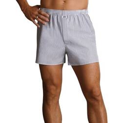 Jockey Woven Poplin Boxer Shorts w stripe