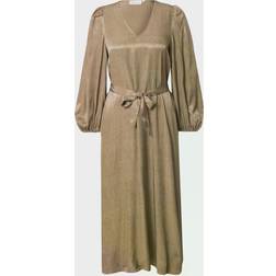 Karen by Simonsen Boakb Dress Kvinde Maxi Kjoler Classic Fit Blomstret hos Magasin Dusky