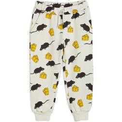 Mini Rodini Mouse Printed Sweatpants - Light Grey (2263012496)