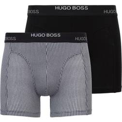 HUGO BOSS Print Boxer 2-pak Black/White