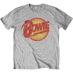 David Bowie David Bowie Vintage Diamond Dogs Logo Kids T-shirt Gre