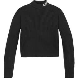 Tommy Hilfiger Rib-Knit Intarsia Turtleneck Jumper