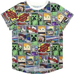 Minecraft Childrens/Kids Overworld T-Shirt (13-14 Years) (Multicoloured)