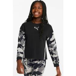 Puma Sudadera Sin Capucha Alpha Crew Girls White