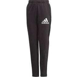 adidas Junior Badge of Sport Fleece Pants - Black/White (GJ6669)