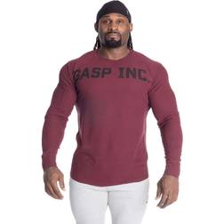 Gasp Inc Thermal Hoodie Men - Maroon