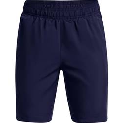 Under Armour Boy's Woven Graphic Shorts - Navy