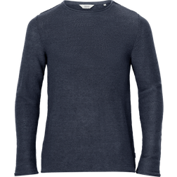 Solid Sdjarah Knit Pullover - Black Forest Melange