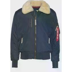 Alpha Industries Injector III Zipped Jacket With Fur Collar