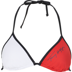 Tommy Hilfiger Colour Blocked Triangle Bikini Top - Desert Sky