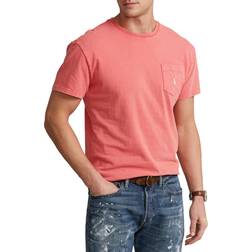 Polo Ralph Lauren Cotton/Linen Crew Neck Pocket Tee Amalfi