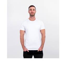 Ekologisk t-shirt, fitted, herr, white