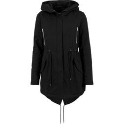 Urban Classics Ladies Sherpa Lined Cotton Parka Winter Jacket