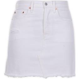 Levi's Deconstructed Iconic Boyfriend Skirt - Pearly White/Neutral