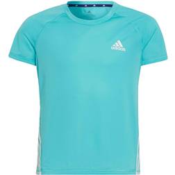 Adidas Aeroready Training 3-Stripes T-shirt Kids - Semi Mint Rush/White (HD4349)